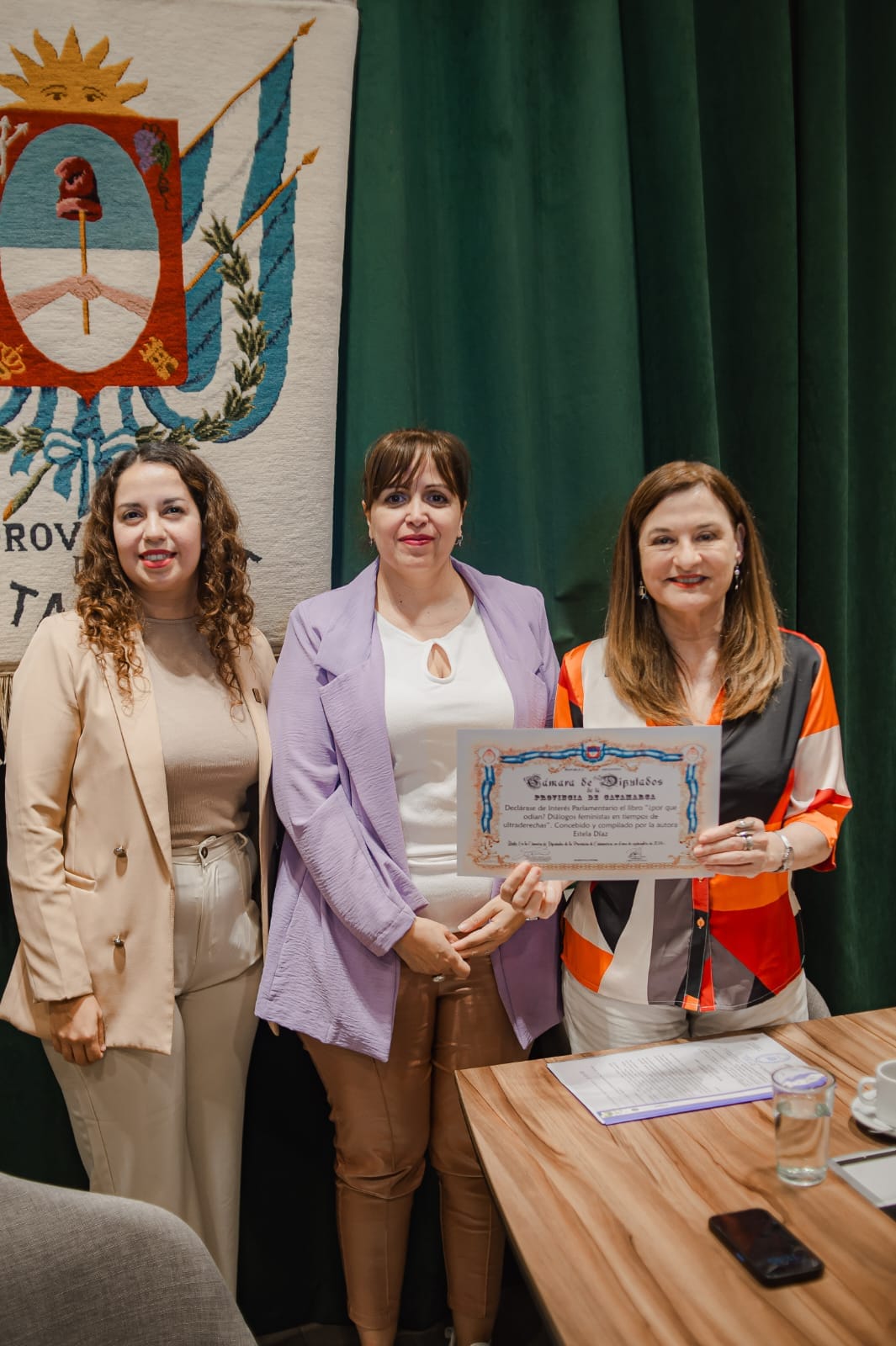 Encuentro con Estela Díaz, Ministra de Mujeres y Diversidad.