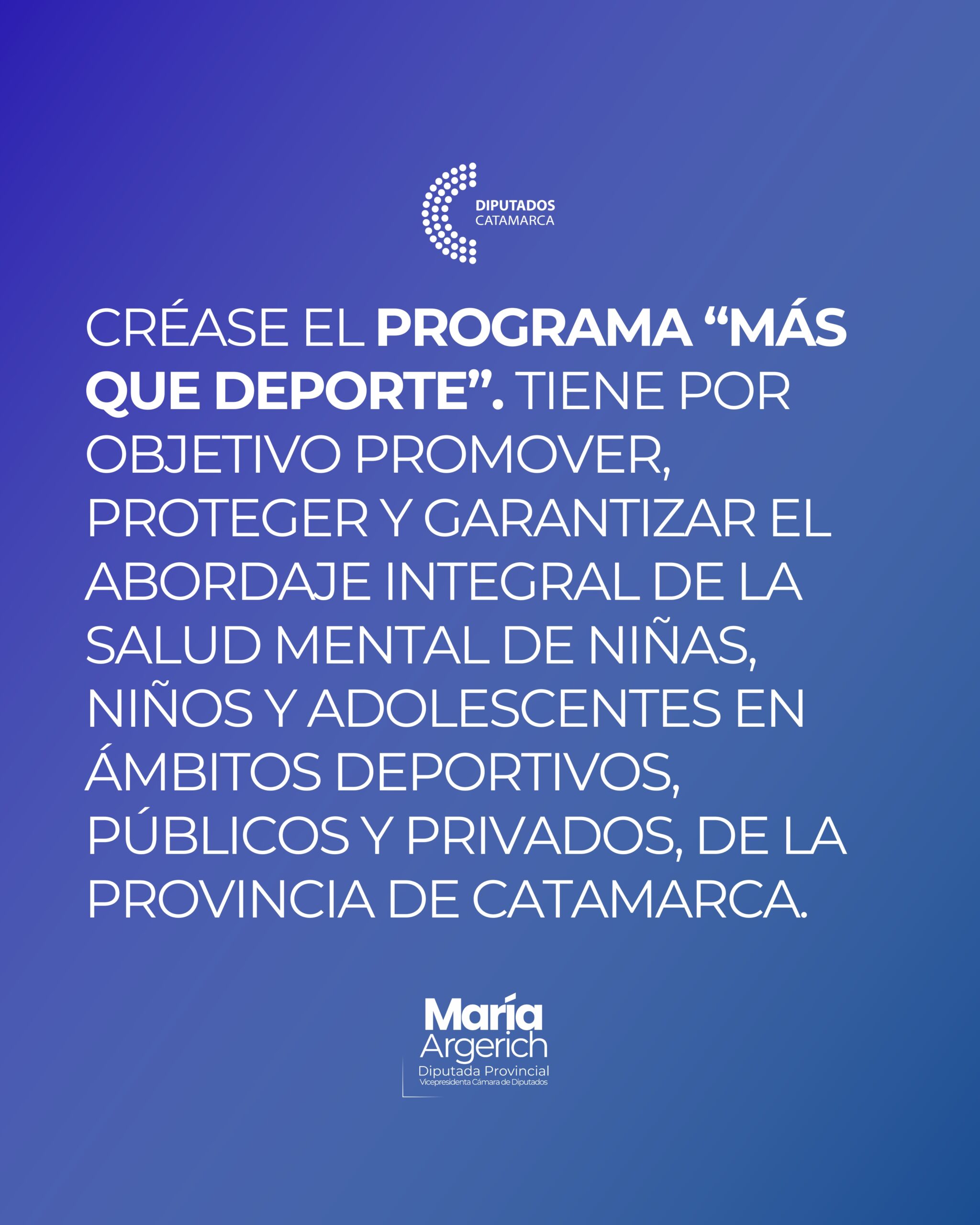 EN LA TERCERA SESIÓN ORDINARIA DEL PERÍODO 136º DEL AÑO 2025 JUNTO A MI PAR CYNTHIA GAMBARELLA PRESENTÉ EL SIGUIENTE PROYECTO DE LEY: