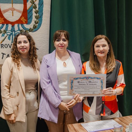 Encuentro con Estela Díaz, Ministra de Mujeres y Diversidad.