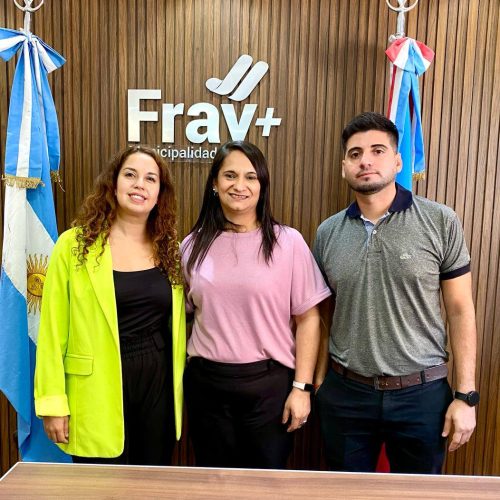 Reunión con la Intendenta de Fray Mamerto Esquiú, Alejandra Benavidez