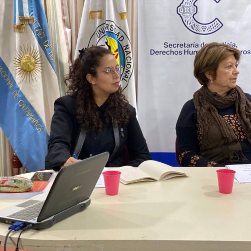 Participé de una jornada organizada por la Mesa Provincial de Diversidad y la Cátedra Abierta de Sexualidades y Género de la Facultad de Humanidades de la UNCa