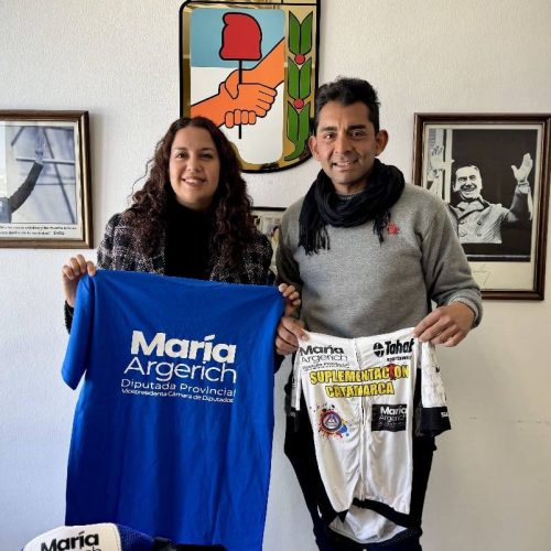 Tuve el agrado de recibir la visita de Alejandro Saquilán, un gran ciclista catamarqueño que vino a compartir conmigo los nuevos desafíos que se le presentan en su carrera.