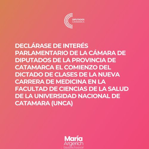 EN LA CUARTA SESIÓNAORDINARIA DEL PERÍODO 136º DEL AÑO 2025 JUNTO AL BLOQUE DEL FDT PRESENTÉ EL SIGUIENTE PROYECTO DE DECLARACIÓN: