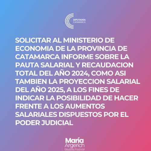 EN LA PRIMER SESIÓN EXTRAORDINARIA DEL PERÍODO 136º DEL AÑO 2025 PRESENTÉ EL SIGUIENTE PROYECTO DE RESOLUCIÓN: