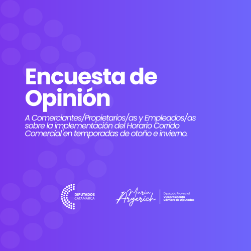 Encuesta de opinión.