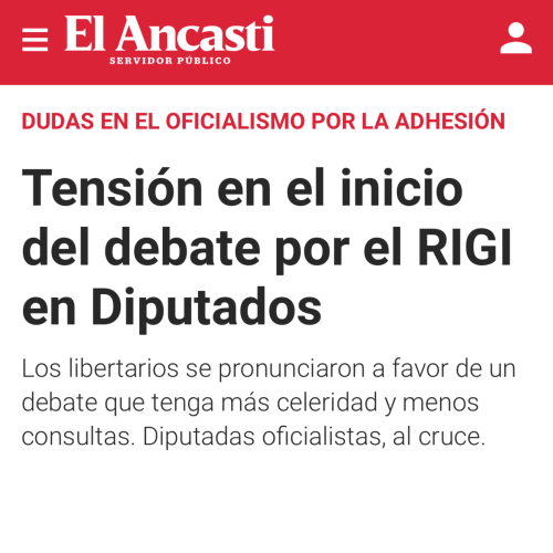 Tensión en el inicio del debate por el RIGI en Diputados